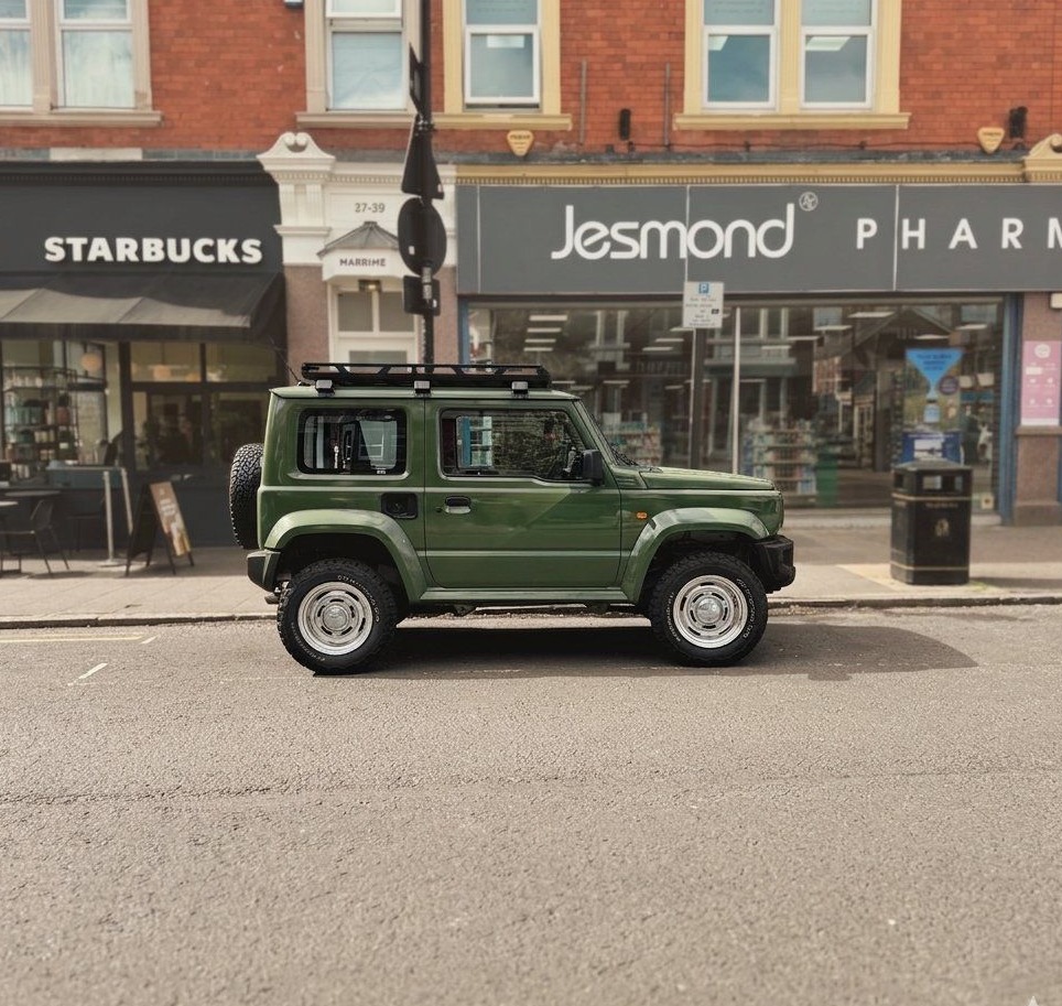 Jimny Sierra — Kensington Mews side